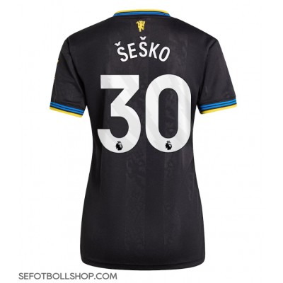 Billiga Manchester United Benjamin Sesko #30 Tredje fotbollskläder Dam 2025-26 Kortärmad Billiga Manchester United Benjamin Sesko #30 Tredje fotbollskläder Dam 2025-26 Kortärmad